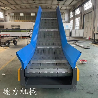 塑料破碎粉碎机传送带 塑料破碎清洗输送设备 废旧再生资源传送带