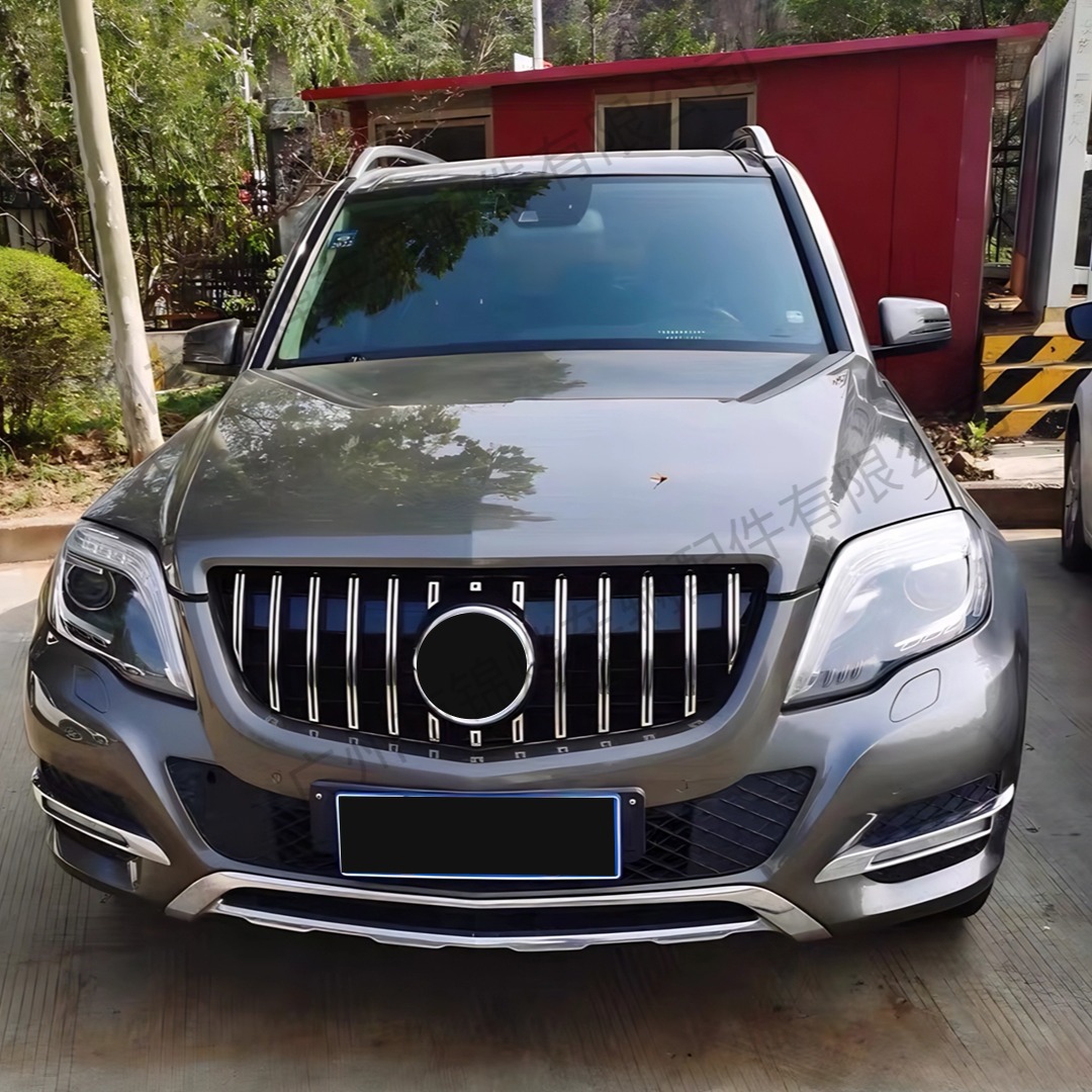 Suitable for 2008-15 Mercedes-Benz Glk X204 Modified Front Face Gt Starry Style Front Bumper Air Grille