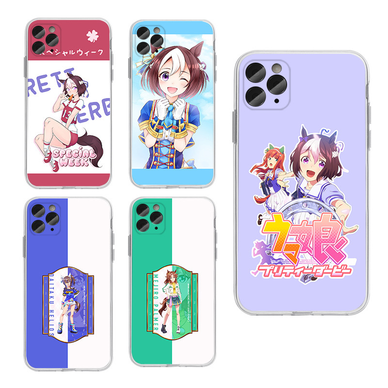 Horse racing mother mobile phone case for Apple 13 Donghai Emperor iPhone12 mesh white McQueen Pretty Derby