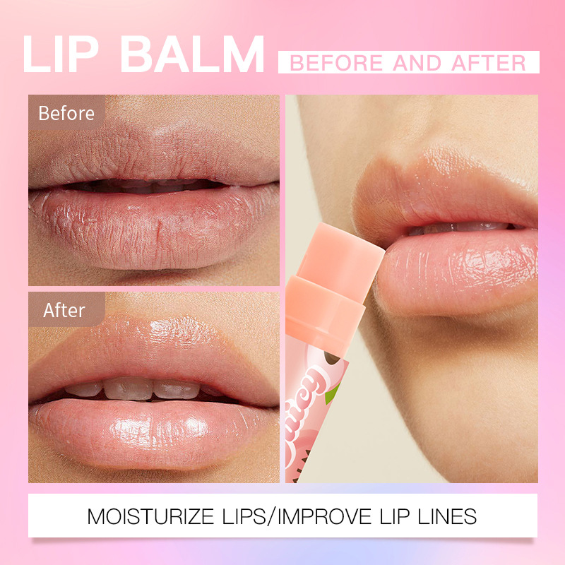 USHAS European and American Cross-border spot lápiz labial brillo de labios sabor a fruta combinación hidratante e hidratante US012