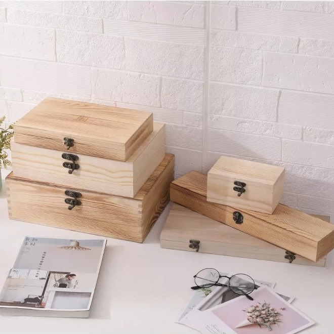 Retro wooden box