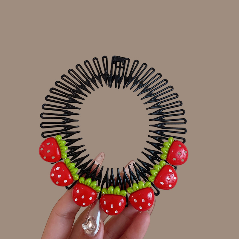 Unisex Cute Animal Fruit Resin Insert Comb display picture 6