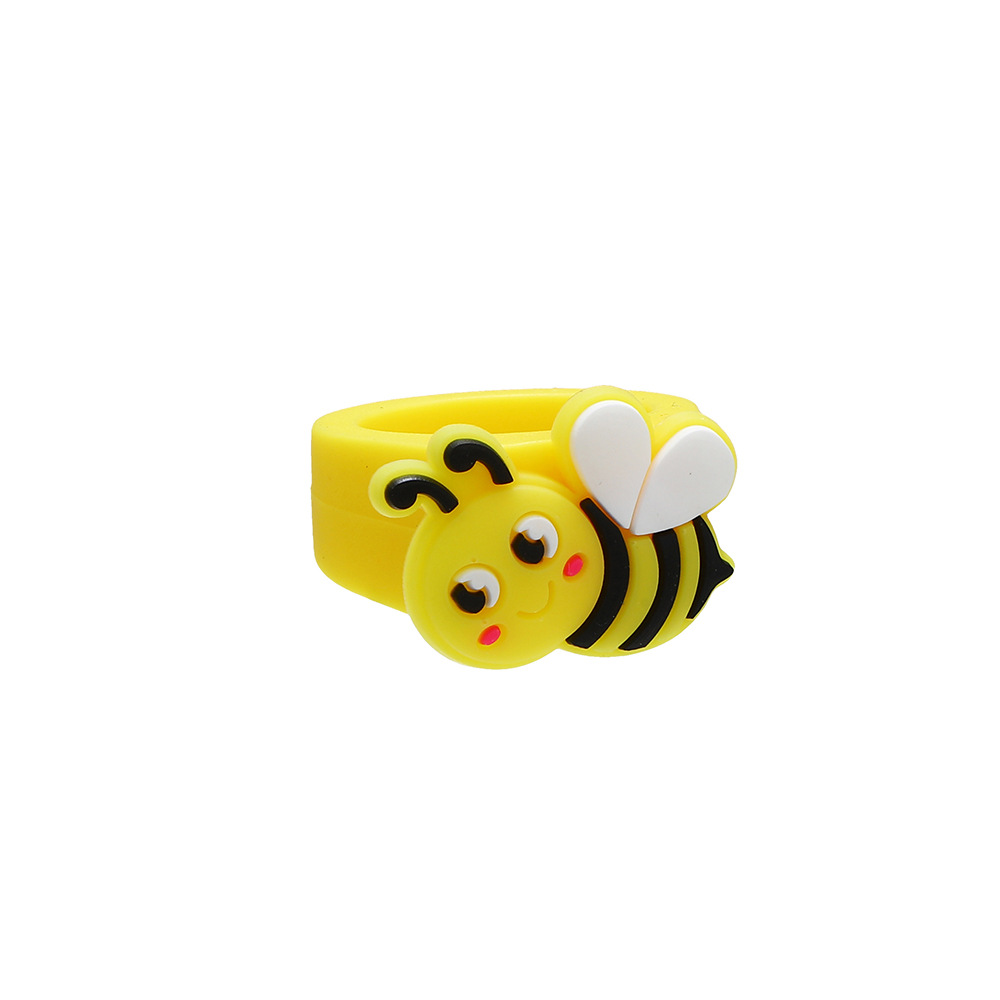 Style De Bande Dessinée Géométrique Abeille Pvc Fête Vacances display picture 4