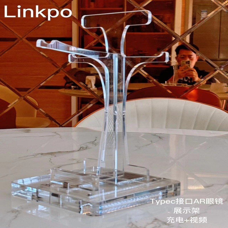 Suitable for Phone15Pro AR glasses, acrylic display stand, 100W PD fast charging, DP video output, 4K60Hz