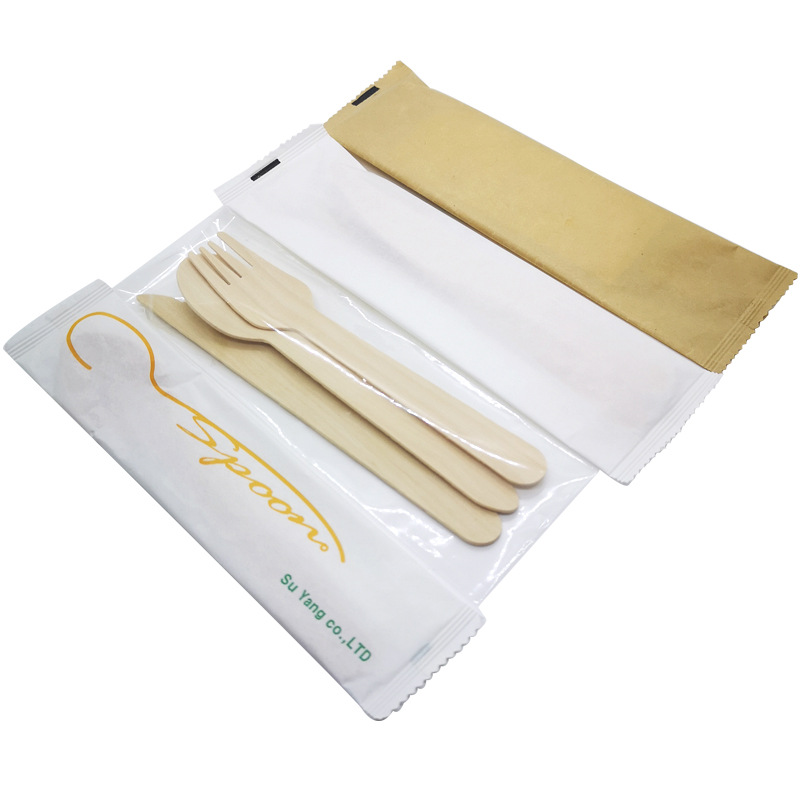 Cuchillo desechable, tenedor y cuchara postre Tenedor de fruta helado Tenedor de pastel de leche