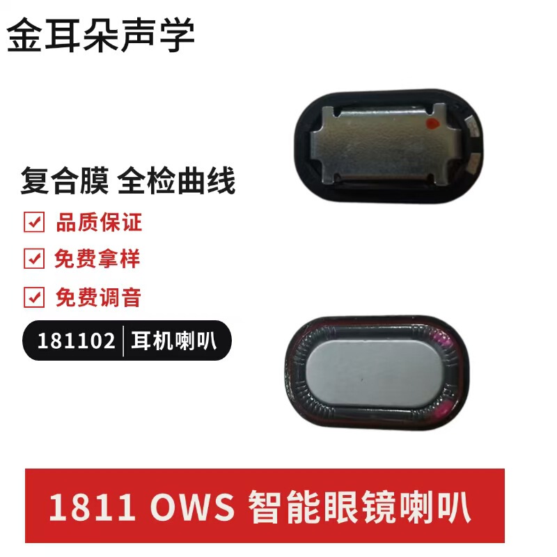金耳メーカー直供1811滑走路型スピーカー複合フィルムOWSスマートメガネbluetoothイヤホンスピーカー|undefined