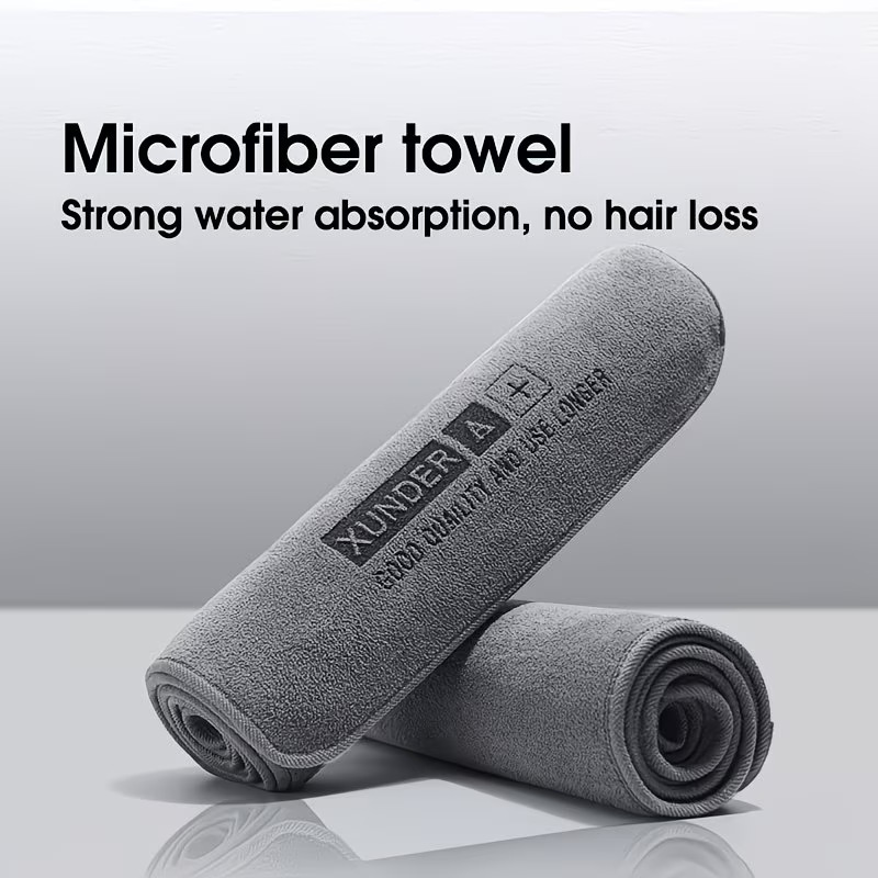 Microfiber Edge-Wrapped Car Wash Towel, Letter Car Cleaning Towel, Absorbent and Non-Marking, Special Quick-Drying Towel for Car Washing