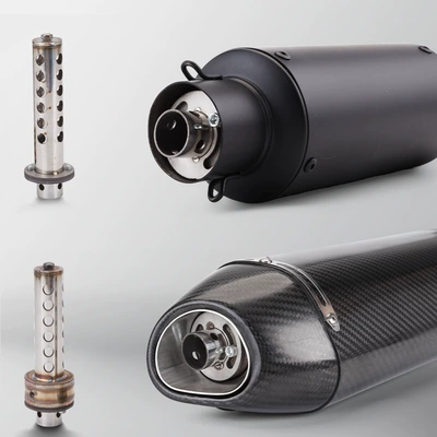 noise reduction and high — Motorcycle exhaust pipe