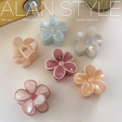 新品春夏人気ヘアクリップ蝶結びサイドクリップグリップキャンディマカロン系ヘアクリップ透明色クリップ