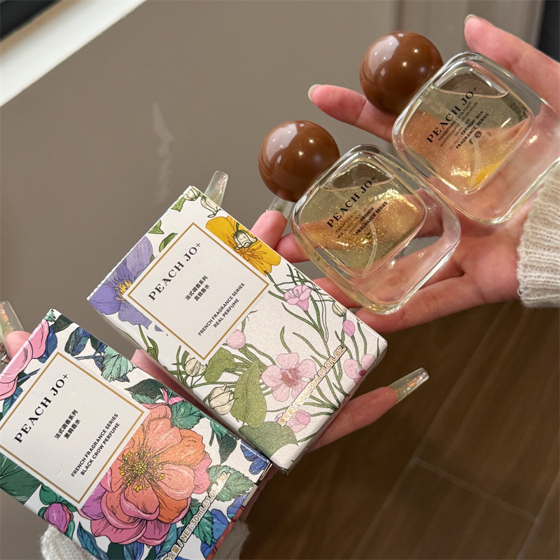 Peach Jo+ French Style 030 True Classic Edition Perfume, Elegant Floral and Fruity Fragrance, Long-Lasting, Suitable for Students, Mid-Autumn Festival