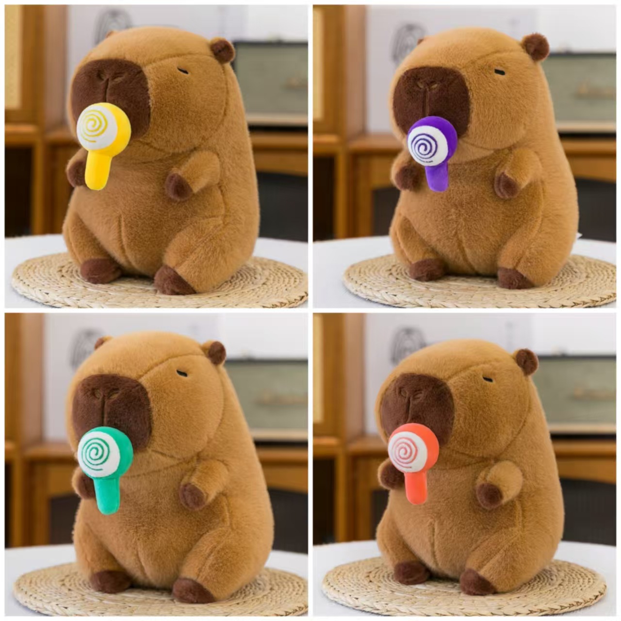 Juguetes de peluche Capibara 8 pulgadas muñecas de peluche