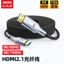 优越者 光纤hdmi线2.1版8k高清线光纤hdmi2.1版C1064SL-20M