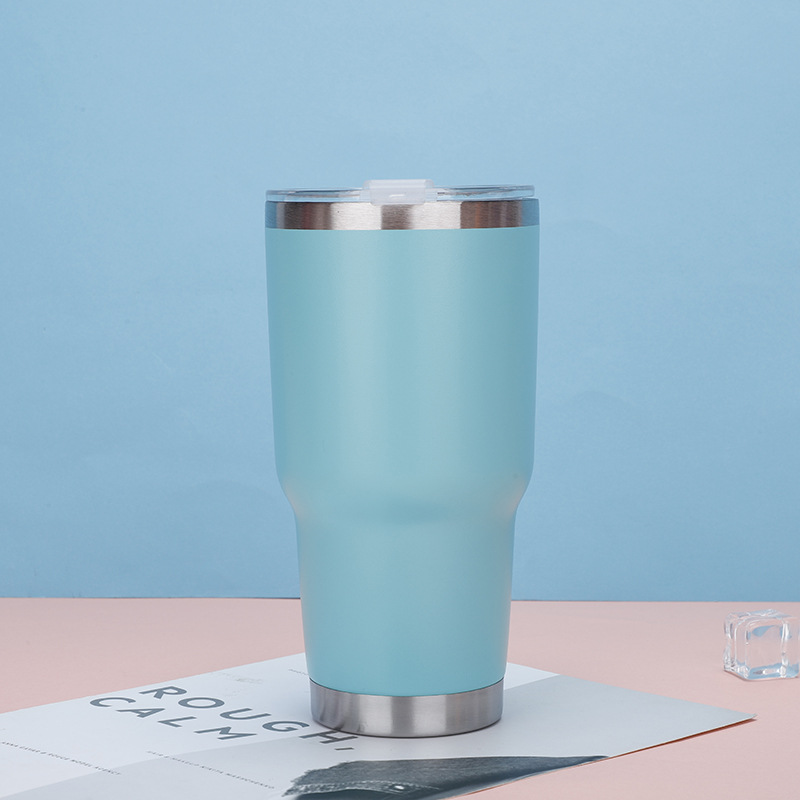 Taza de vacío de acero inoxidable 304 transfronterizo taza fría 30oz taza de coche taza de helado taza de cerveza taza de paja