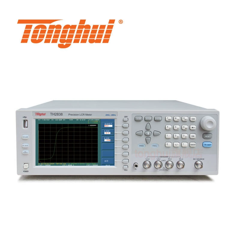 Цифровой мост Tonghui LCR TH2838/A, автоматический анализатор сбалансированного импеданса, измерительный прибор LCR TH2838H