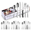 Tableware stainless steel, set, suitable for import, USA, 24 pieces