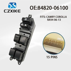 84820-06100 Toyota Camry avtomobil şüşə qaldırıcı açarı üçün