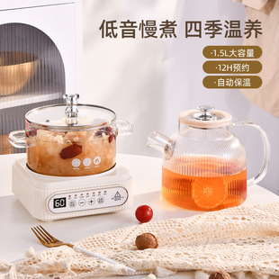 Health Pot Flower Teapot Household Multifunctional Health Cup Office Small Tea Cooker Electric Stove Stew Cup Boiling Water Cup