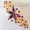 Crystal, hairgrip, big hairpins, ponytail, high-end hair accessory, Korean style, flowered, wholesale