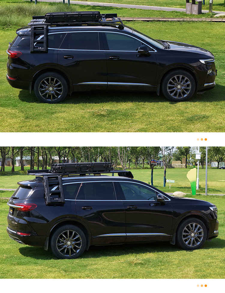Roof Rack Ladder for Enclave Suv, Outdoor Travel, Self-Driving Tours, Off-Road Modification, Roof Platform