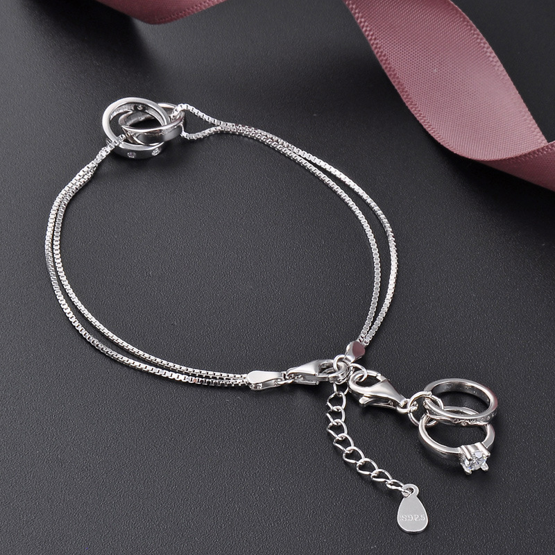 925 plata esterlina Pequeño anillo joyería colgante langosta hebilla hecha a mano DIY plata diamante-incrustado pequeña joyería COLLAR COLGANTE hebilla