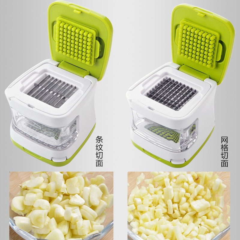 Prensa de ajo de acero inoxidable con función de pelado y triturado