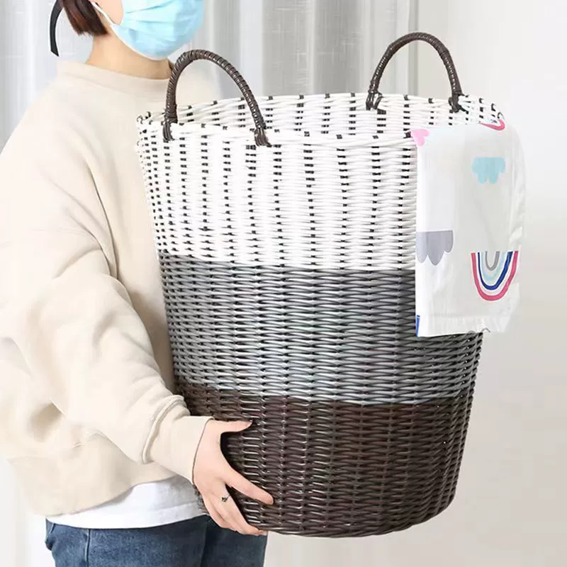 Laundry basket, woven storage basket, storage system, DIY