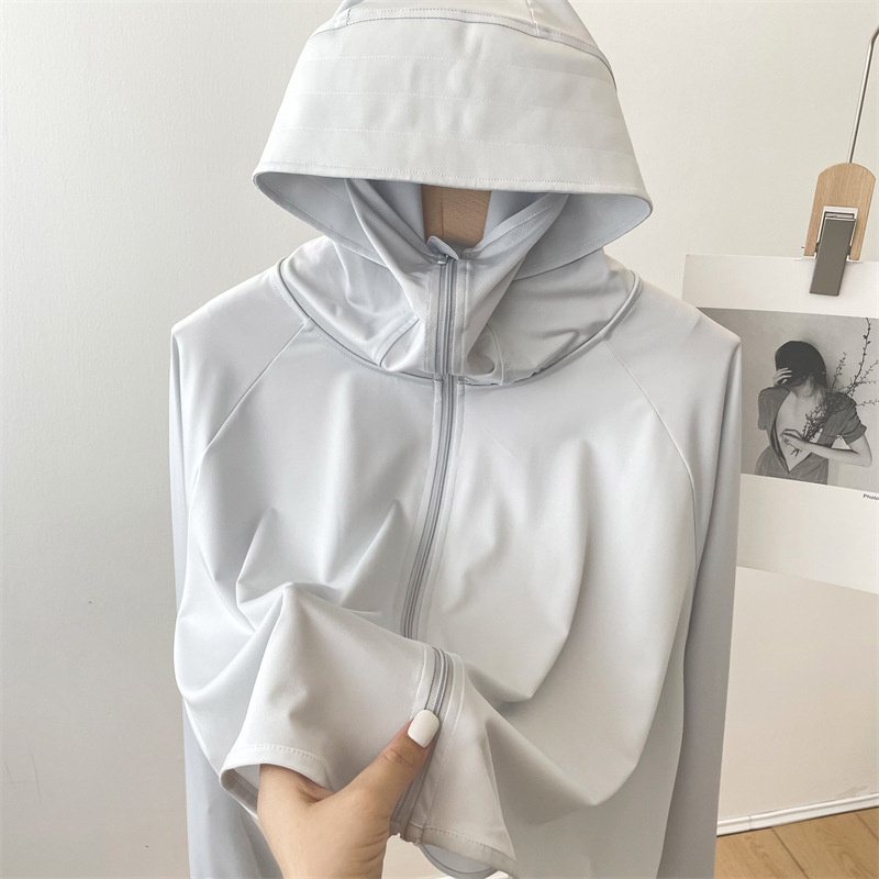 Ropa de protección solar para mujeres verano Delgado al aire libre transpirable versátil protección solar ropa 2023 nueva protección UV ligera upf50