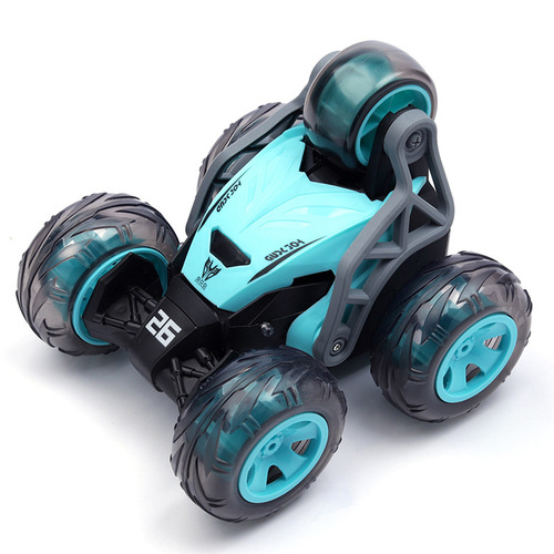 Cross-border Children's Flipping Car Electric Light Remote Control Trick Rolling Car for Boys and Girls, Educational Toy Wholesale