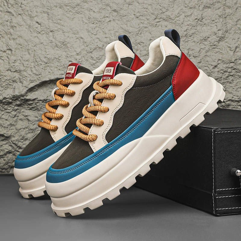2025 весна и осень live новый нишевый outdoor board Shoes толстая подошва модная обувь стиль douyin студент корейский мужская обувь