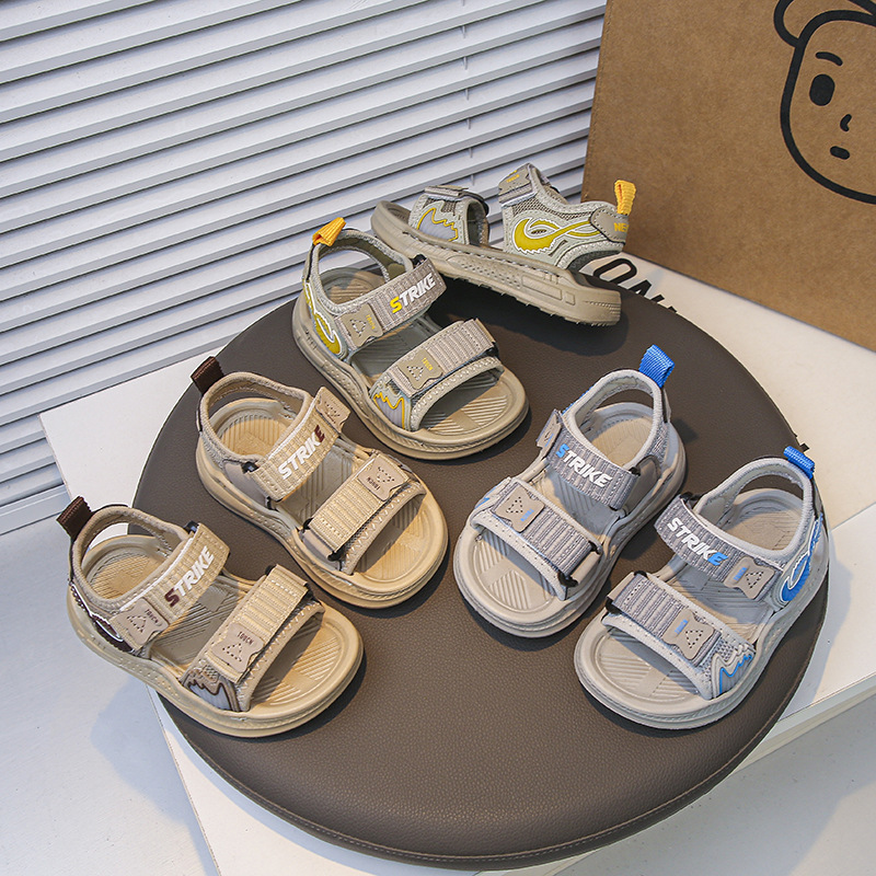 Fashionable children's sports sandals for boys open toe
