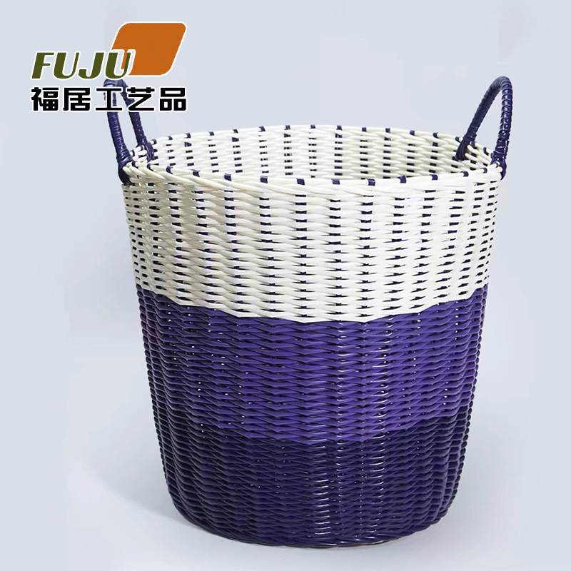Processed and Customized Plastic Rattan Kidsren's Toys Dirty Clothes Storage Basket Satchel Dirty Clothes Basket Dirty Clothes Basket