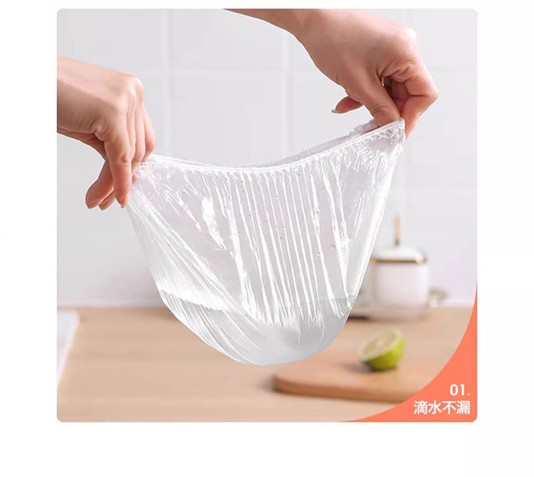 Tek kullanımlık kalınlaştırılmış gıda sınıfı plastik elastik ağızlı ev tipi taze tutma örtüsü plastik streç film taze tutma örtüsü fabrika toptan satış spot