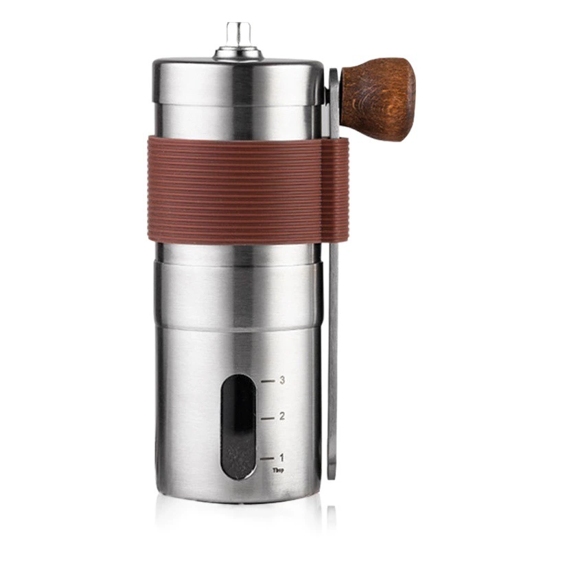 Заводская поставка портативная ручная кофемашина 304 из нержавеющей стали мясорубка обновить новую ручную кофемолку