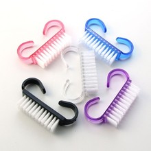 美甲工具美甲刷塑料牛角刷美甲清洁指甲刷小号羊角刷厂家直供