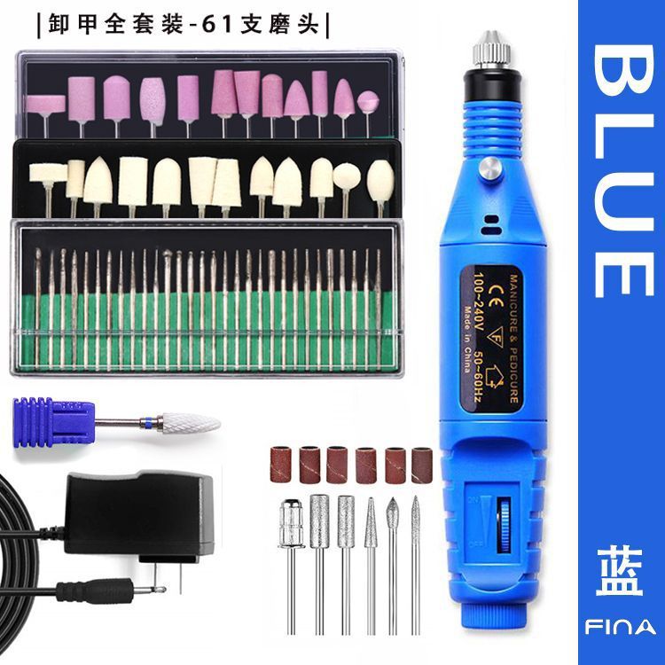 Lijadora de uñas portátil, lijadora de pulido y tallado de uñas, pluma de regulación de velocidad eléctrica, pluma de rectificado de uñas portátil