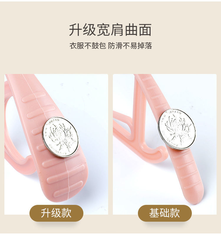 商品详情图_宽肩无痕衣架防滑衣挂加粗衣服架成人晾衣架家用衣撑