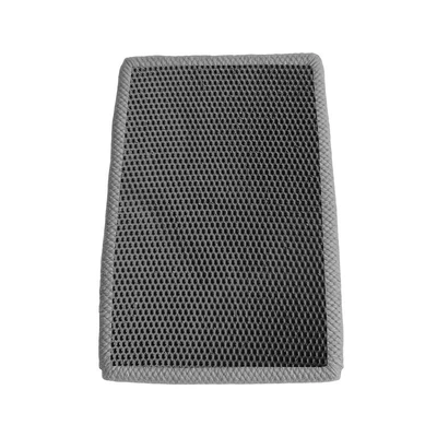 Car cleaning tools | gloves - hollowed-out-clay-surface-grid-point-grinding-gloves-in-dark-gray