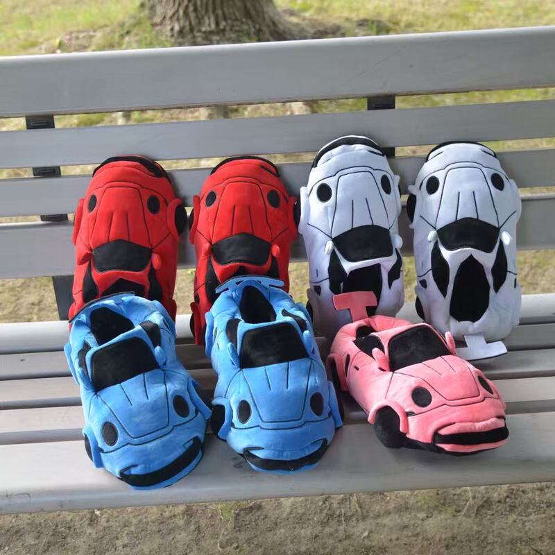 Cross-Border Hot-Selling Racing Slippers, Simulated Sports Car Plush Home Couple Floor Indoor Slippers Cross-Border Hot-Selling Racing Slippers, Simulated Sports Car Plush Home Couple Floor Indoor Slippers