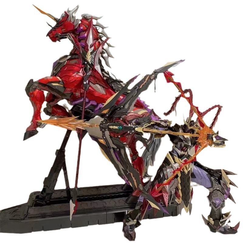 매직 코어 모델 삼국지 코어 AO BING LU BU CAO REN QINGLONG BAI XUEJI MECHA 조립 손으로 만든 장난감 블라인드 박스