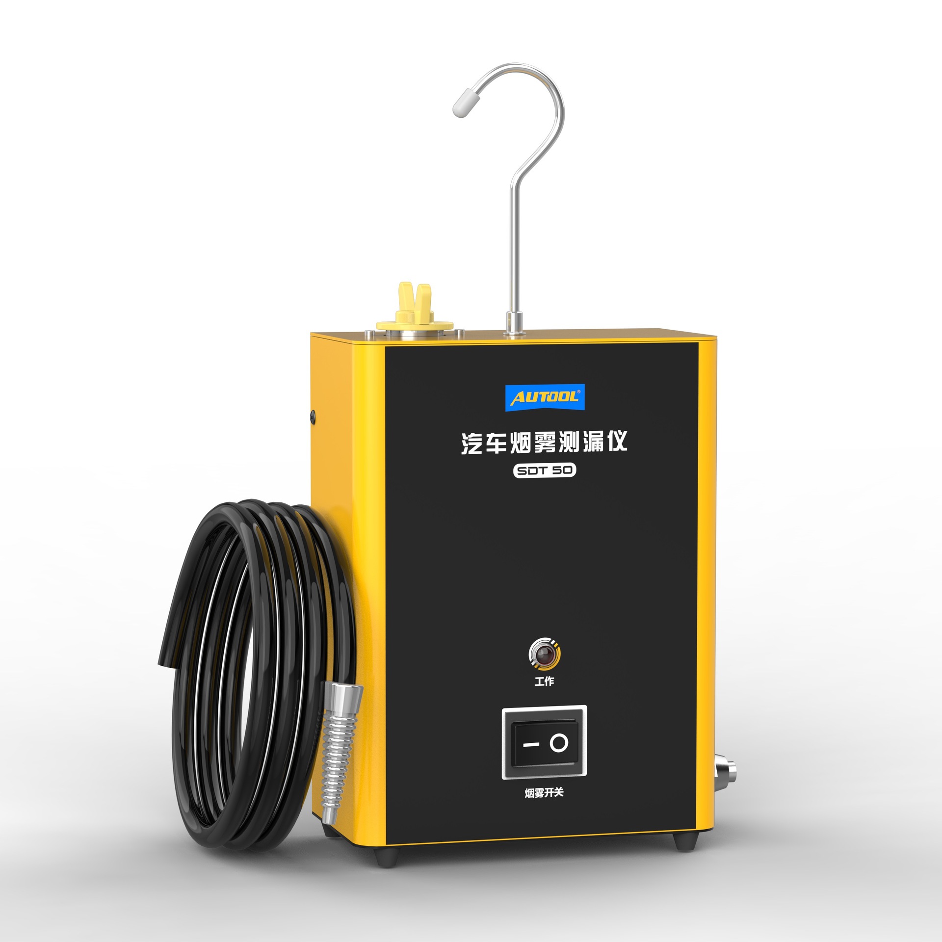 AUTOOL SDT50 detector de fugas de humo del automóvil probador de fallas del motor detector de sistemas de tuberías de reparación de automóviles