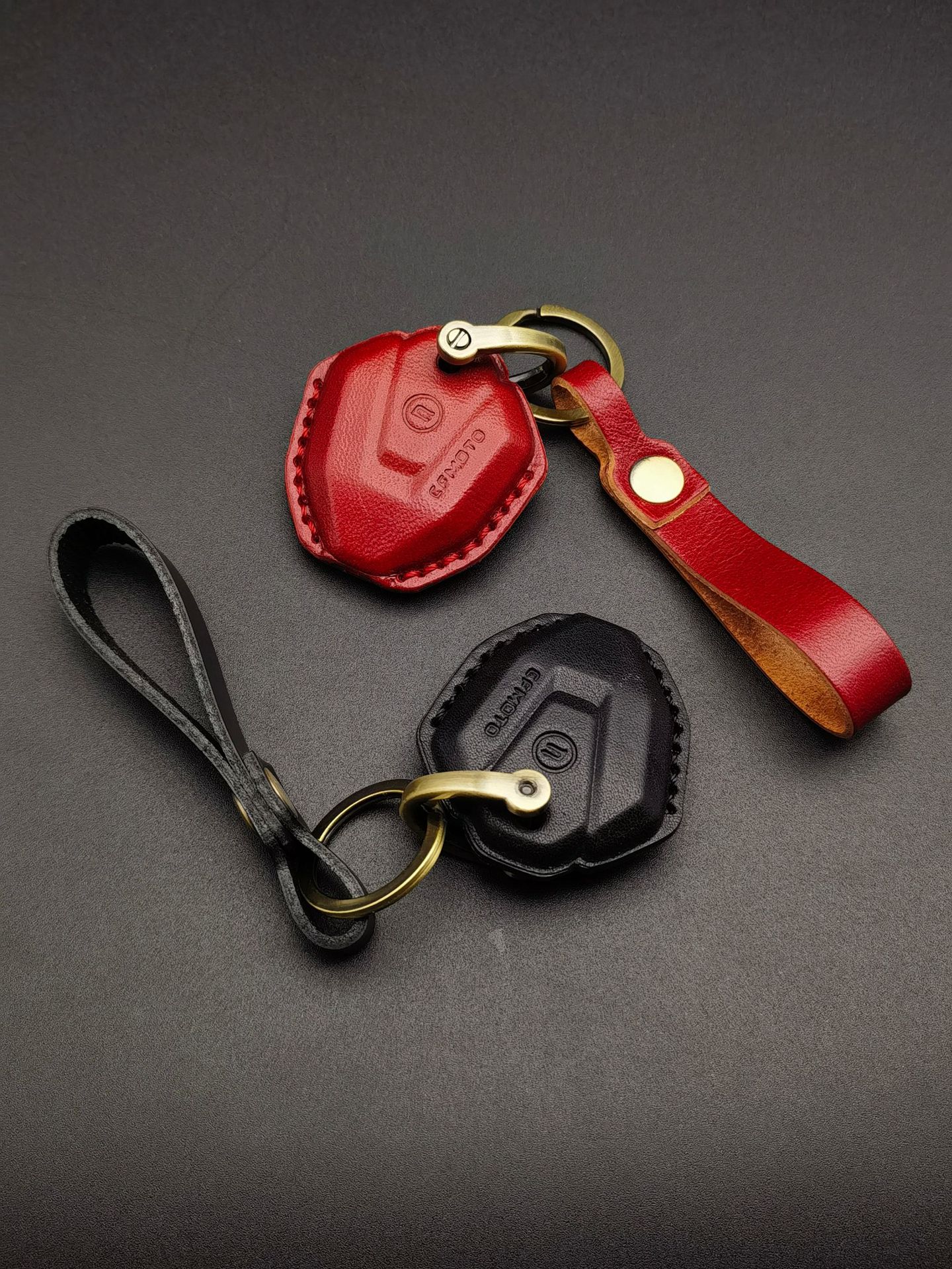 Suitable for spring breeze motorcycle 250/450SR 250/700CLX 450CLC handmade cowhide key set