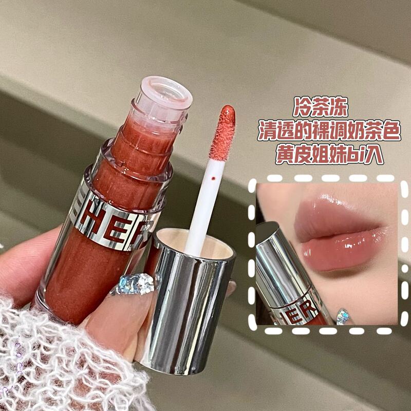 HERORANGE~清透呼吸唇蜜夏日水光易上色持妆显嫩镜面唇釉跨境彩妆|undefined