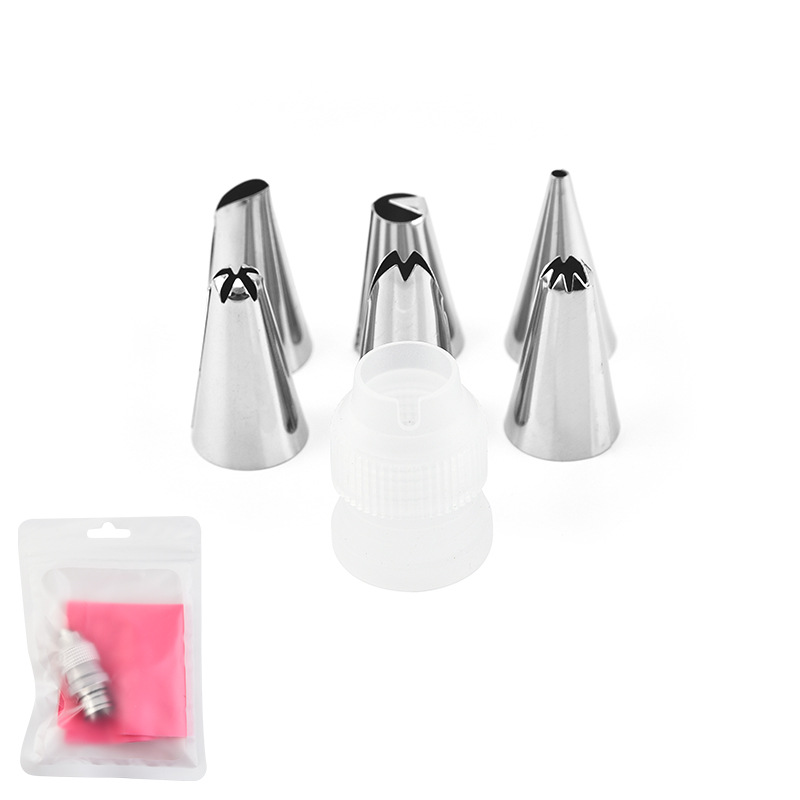 Amazon hornear herramientas pastelería boquilla traje de acero inoxidable pastelería bolsa suministros estricta selección fábrica directa al por mayor