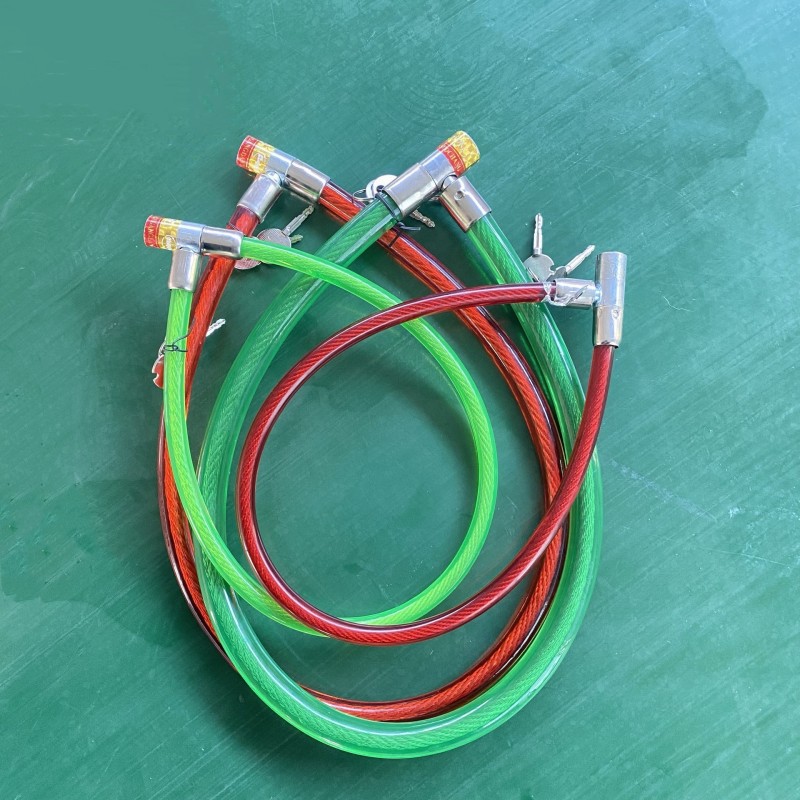 Cerradura atómica de la bicicleta cerradura de un solo anillo de bloqueo de la Cruz cilindro bicicleta de montaña batería eléctrica coche de Alambre de Bloqueo de bloqueo antirrobo Accesorios