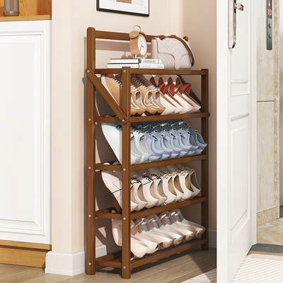 Household Shoe Rack Multi-layer Space-saving Ultra-thin Shoe Cabinet Storage Rack Simple Shoe Rack Door Corridor Narrow Rental Room