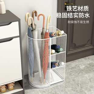 Umbrella Storage Rack Commercial Lobby Umbrella Bucket Storage Rack Household Door Drain Rack Home Storage Rack Umbrella Artifact
