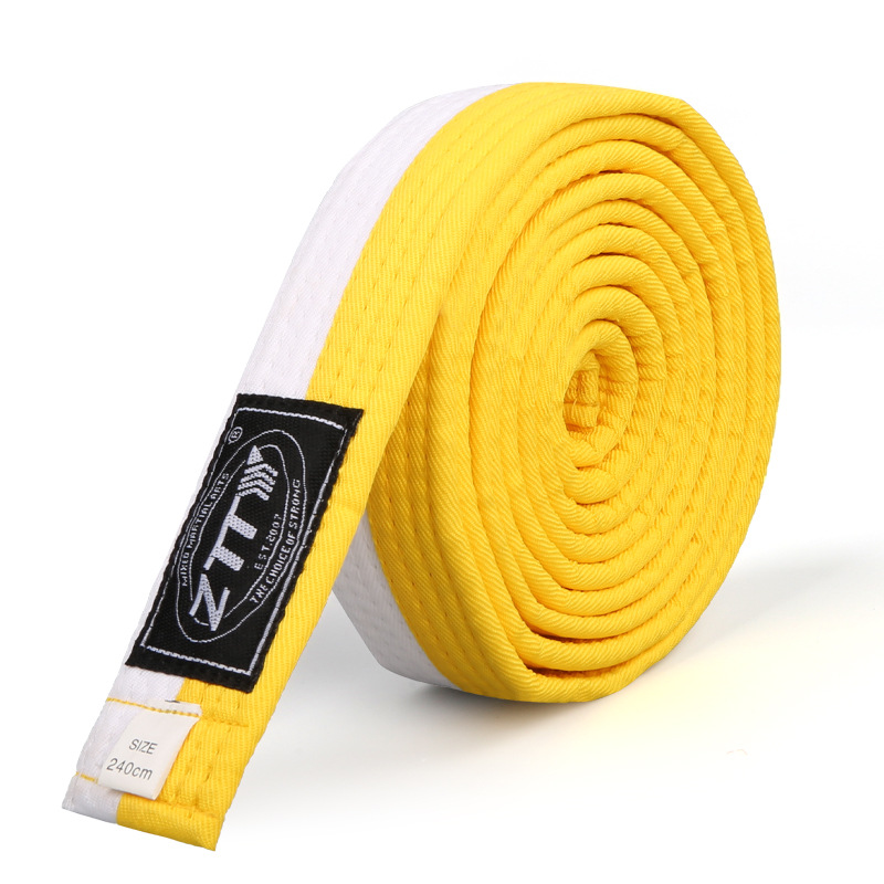 ZTTY taekwondo cinturón carretera judo karate cinturón negro rojo Blanco Amarillo Verde Azul Cinturón niños adultos cinta de clasificación