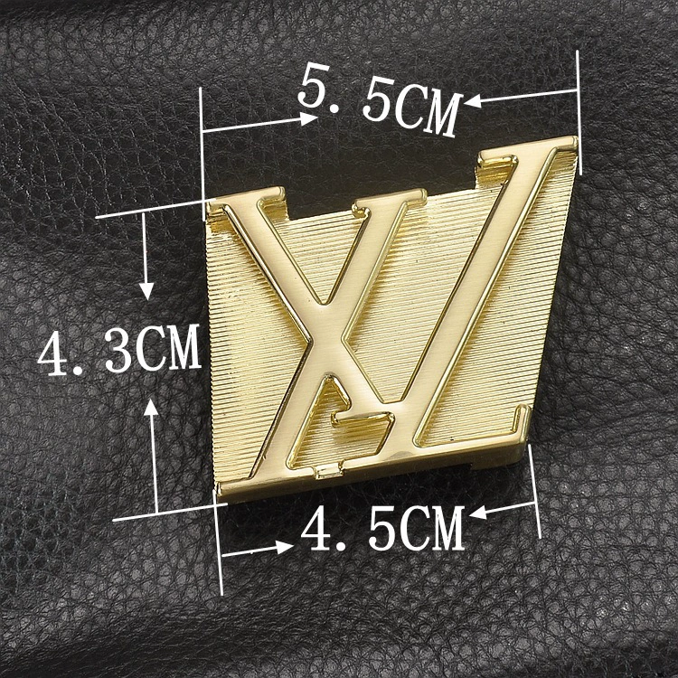 Ременная пряжка XL Merudusa 4.0 см, одиночная пряжка с буквами, трендовый аксессуар из сети (Douyin), без ремня, брендовая головка ремня H