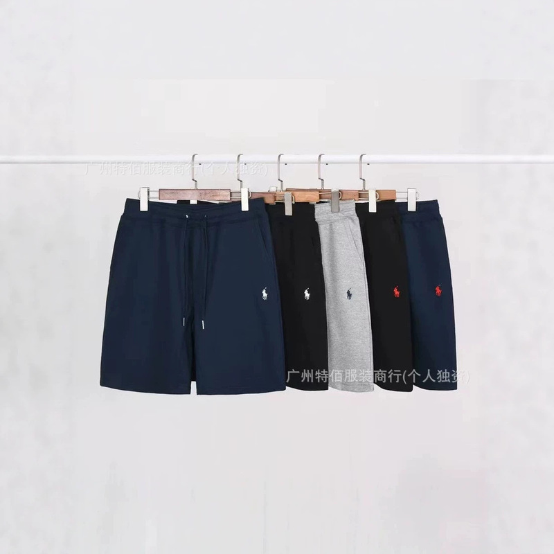 Cross-Border Foreign Trade New Style Pony Embroidered Shorts for Men and Women, Summer Golf Sports Casual Loose Beach Pants