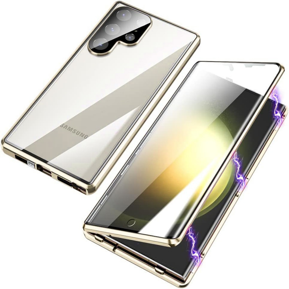 Funda para teléfono Samsung s25u Magneto 24FE aplicable a ventas internacionales, con cristal de privacidad, hebilla magnética de metal y protección anticaídas.